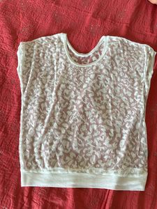 Women’s Net Top - White