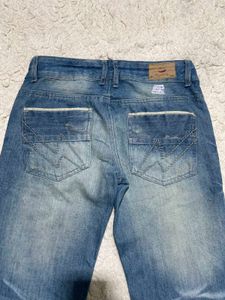 Blue Wash Denim Jeans