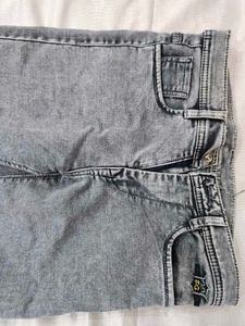 Men's Grey Washed Jeans