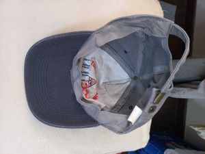Grey Baseball Cap with Embroidery