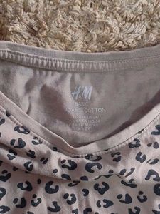 Gray Leopard Print T-Shirt
