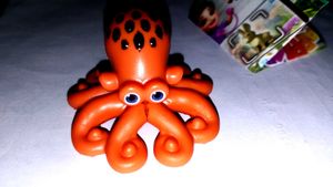 Cute Orange Octopus Toy