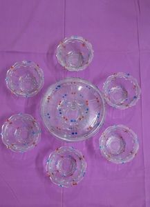 Glass Pudding Set