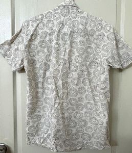 Mufti Short Sleeve Patterned Shirt