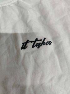 200 gsm Men's White Graphic T-Shirt
