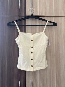 ASOS DESIGN HORN-BUTTON Camisole vest