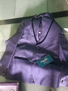 Purple Ethnic Suit Set