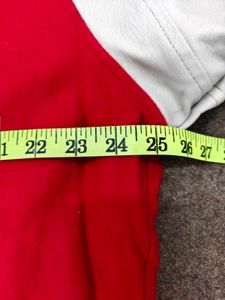 Red &amp; White Varsity Jacket