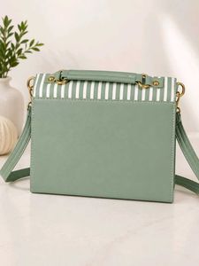 Striped Crossbody Bag