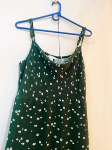 Green Floral Maxi Dress