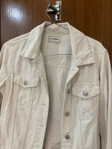 Stylish Beige Denim Jacket for women
