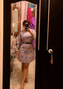 beautiful peach dress for femme and girly vibes