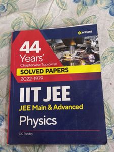 IIT JEE Physics Solved Papers, DC pandey