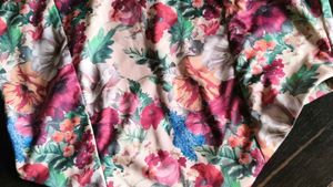 Floral Print Corset Top
