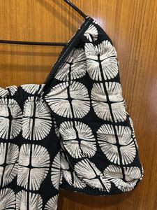 Chic Black &amp; White Midi Dress