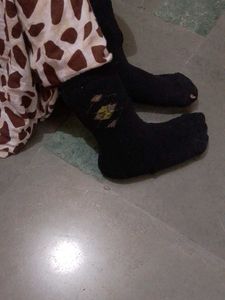 Cozy Black Socks