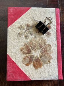 Rakhi Gift - Handmade Floral Journal Notebook