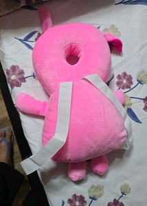 Cute Pink Baby Head Protector Pillow