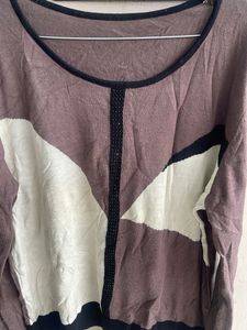 Stylish Geometric Pattern Sweater