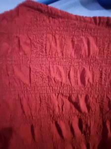 L.O.V Elegant Rust Red Midi Dress