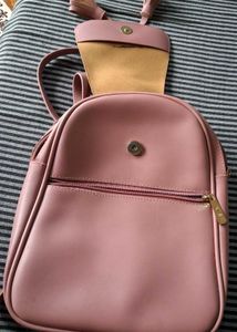 Chic Pink Backpack with Tassels