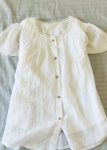 Elegant White Button-Up Blouse