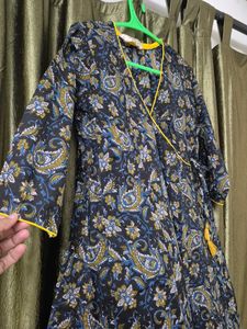 Beautiful Printed Wrap Kurta