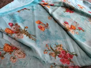 Beautiful Floral Print Saree