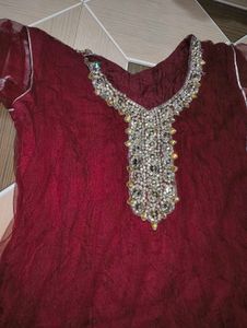 Maroon 🤎🤎 Frock Suit .....