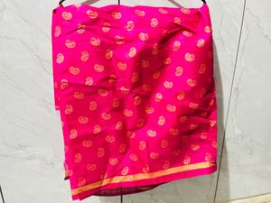 Vibrant Pink Paisley Silk dupatta