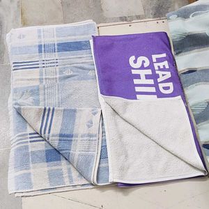 Two Big Cotton Bath Towels