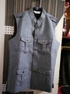 Stylish Grey Nehru Jacket