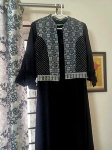 IDALIA Elegant  3 Black A- Line Kurta Set