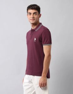 Men's Burgundy Polo Shirt