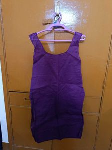 Elegant chikankari mirror Purple Kurta