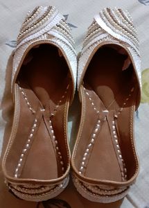 BRAND NEW PEARLS JUTTIS &amp; FLORAL SANDALS (FREE)