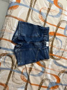 High waisted mini shorts denim