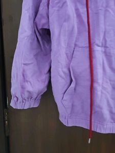 Pink Zip-Up oversized Hoodie