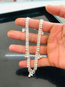 Pure Silver Kids Payal (wt:-20.300g)