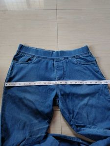 Faded Blue Denim Jeans