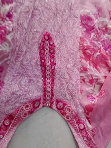 Beautiful Pink Ethnic Kurta Set