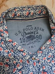 Men's Floral Print Short Sleeve Shirt