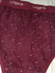 Women's Burgundy Briefs