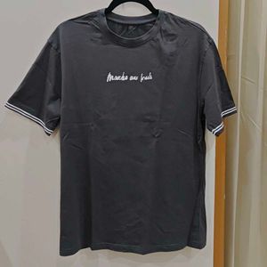 Zudio Co-ord Set | Knit Overshirt + Graphic Tee