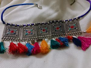 Boho Tassel Statement Necklace