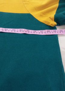 Sẓtori Men's 5XL Colorblock Sweatshirt (Yellow/Te