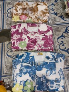 Floral Girl's Top and Pants Set