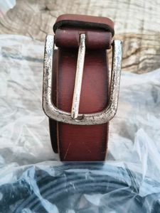 Classic Brown Leather Belt