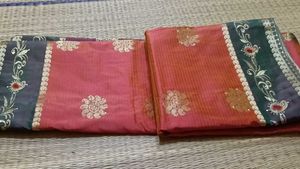 Brand New 2 Combo -Yellow &amp; pink Sarees