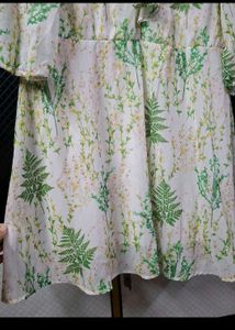 Floral Print Ruffle Dress